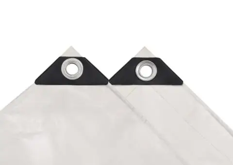 Prelată 650 g/m² 4 x 8 m Alb - 3/5