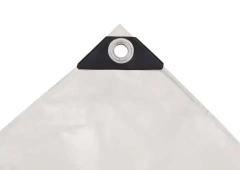 Prelată 650 g/m² 4 x 8 m Alb - 4/5