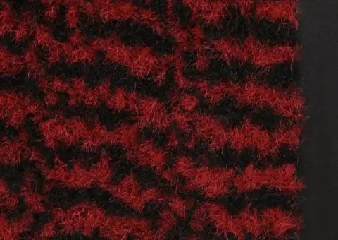 Covor de ușă anti-praf, roșu, 80x120 cm, dreptunghiular - 4/4