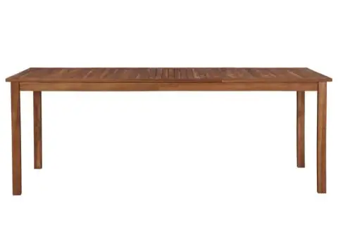 Masă de grădină, 200x100x74 cm, lemn masiv de acacia - 2/5