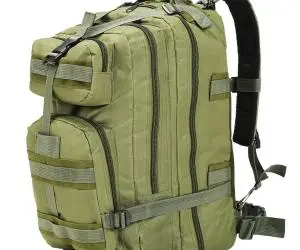 vidaXL Rucsac în stil militar, 50 L, verde măsliniu