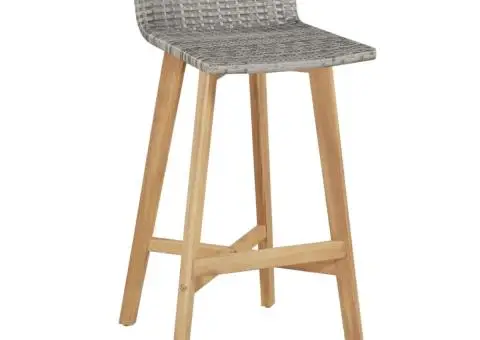 Set mobilier de exterior, 5 piese, lemn masiv de acacia - 3/5