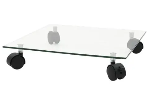 Suport cu role de plante, 2 buc, 35x35 cm, sticlă securizată - 2/5