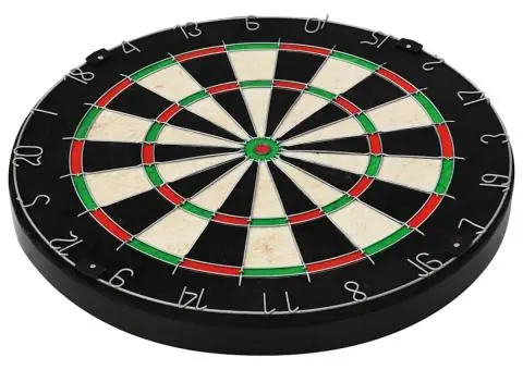 Placă de darts profesională cu 6 săgeți, sisal - 3/5