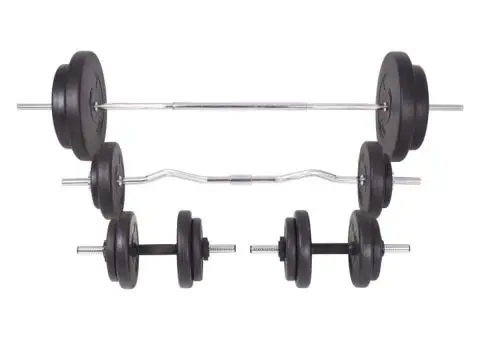 Set de haltere și gantere 90 kg - 3/5