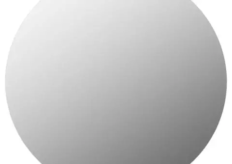 Oglindă de perete, 50 cm, sticlă, rotundă - 2/5