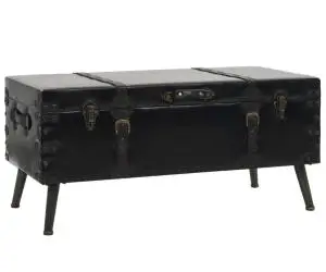 vidaXL Masă de cafea din MDF și oțel 102x51x48 cm