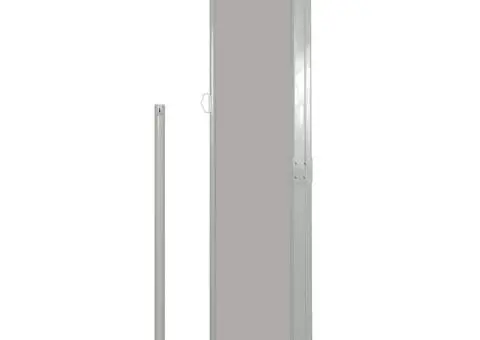 Copertină laterală retractabilă, gri, 140 x 300 cm - 4/5