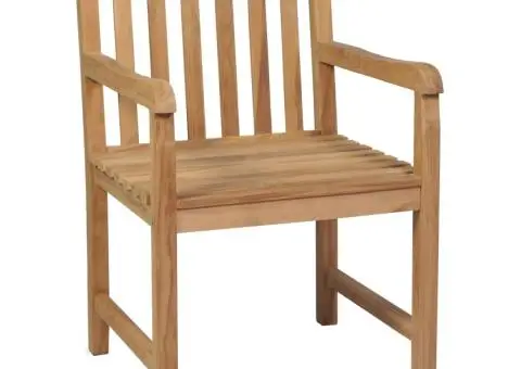 Set mobilier de exterior, 5 piese, lemn masiv de tec - 3/5