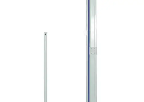 Copertină laterală retractabilă, albastru, 140x300 cm - 3/5