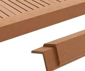 vidaXL Margini cornier pentru terasă WPC, 5 buc, 170 cm, maro deschis