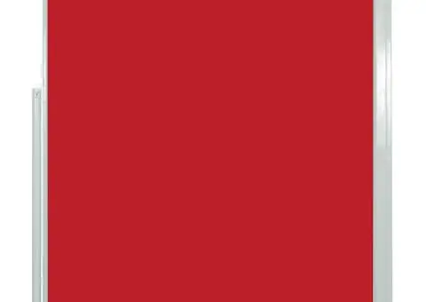 Copertină laterală retractabilă, roșu, 120x300 cm - 2/5