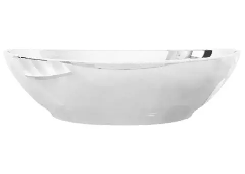 Chiuvetă de baie, argintiu, 40 x 33 x 13,5 cm, ceramică - 5/5