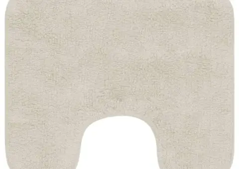 Set covorașe baie, 2 piese, alb, textil - 3/5