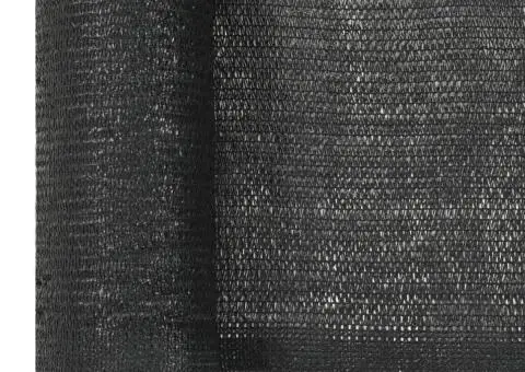 Plasă protecție vizuală, negru, 1x10 m, HDPE - 2/5