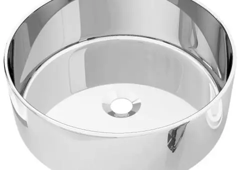 Chiuvetă de baie, argintiu, 40 x 15 cm, ceramică - 2/5