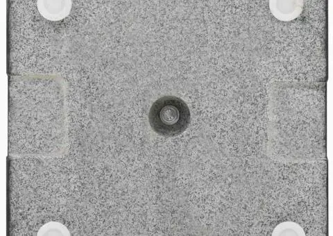 Suport umbrelă de soare, negru, granit, 20 kg, pătrat - 5/5