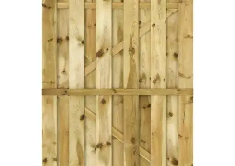 Poartă de grădină, 100 x 150 cm, lemn de pin tratat - 2/5