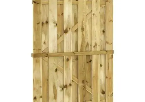 Poartă de grădină, 100 x 150 cm, lemn de pin tratat - 3/5