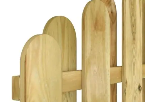 Poartă de grădină, 100 x 150 cm, lemn de pin tratat - 4/5