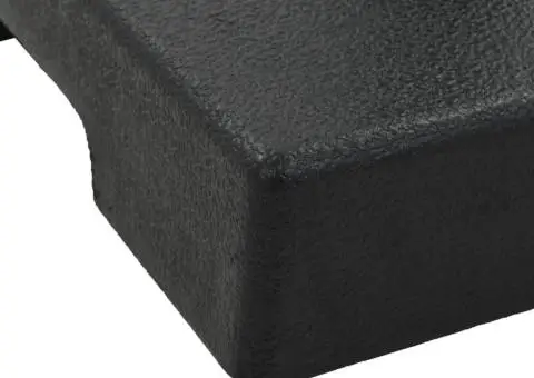 Suport umbrelă de soare, negru, 8 kg, polirășină, pătrat - 4/5