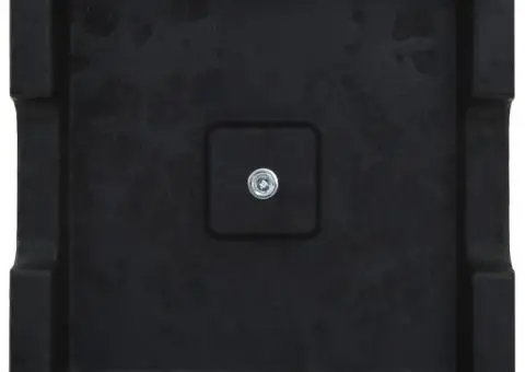 Suport umbrelă de soare, negru, 8 kg, polirășină, pătrat - 5/5