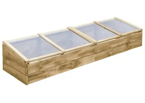 Seră, 200 x 50 x 35 cm, lemn de pin tratat - 1/5