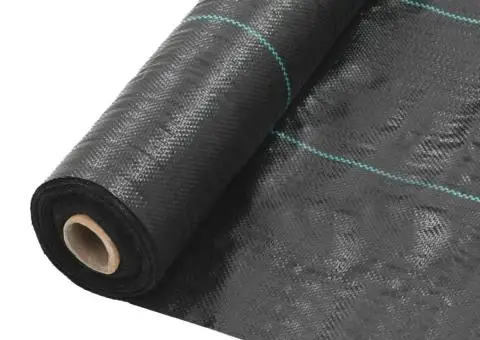 Membrană antiburuieni & antirădăcini, negru, 2 x 25 m, PP - 1/5