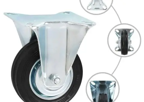 Roți fixe, 4 buc., 100 mm - 2/5