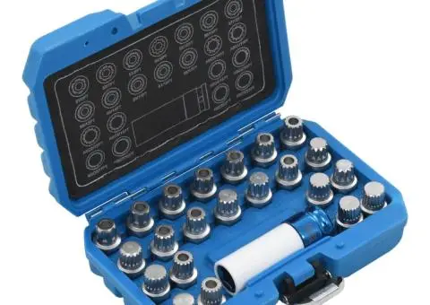 Set de chei blocare jante, 23 piese, pentru VAG - 1/5