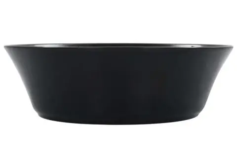 Chiuvetă de baie, negru, 41x12,5 cm, ceramică - 4/5