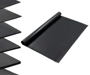 vidaXL Covor de cauciuc anti-alunecare, 1,2 x 2 m, 2 mm, neted
