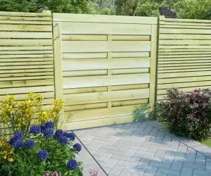 vidaXL Poartă de grădină, verde, 100 x 100 cm, lemn de pin tratat