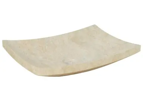 Chiuvetă, crem, 50 x 35 x 12 cm, marmură - 2/5