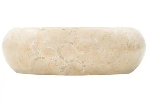 Chiuvetă, crem, 40 x 12 cm, marmură - 2/5