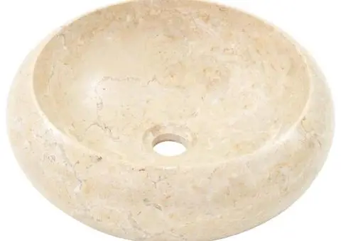 Chiuvetă, crem, 40 x 12 cm, marmură - 4/5