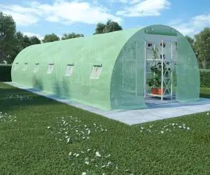 vidaXL Seră, 27 m², 900 x 300 x 200 cm