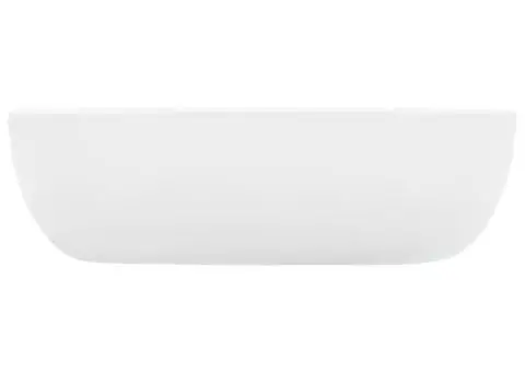 Chiuvetă de baie, alb, 45,5 x 32 x 13 cm, ceramică - 3/5