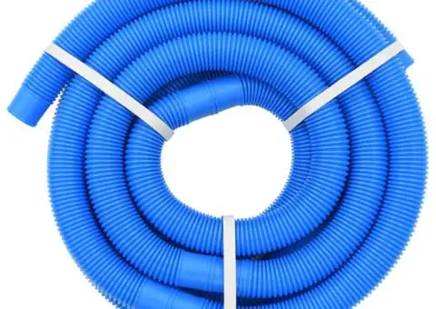 Furtun de piscină cu cleme, albastru, 38 mm, 6 m - 3/5