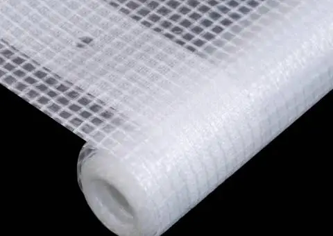 Prelată Leno 260 g/m², alb, 4 x 6 m - 4/5