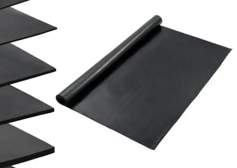 Covor de cauciuc anti-alunecare, 1,2 x 2 m, 1 mm, neted - 1/5