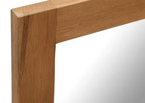 Oglindă, 50x70 cm, lemn masiv de stejar - 4/5