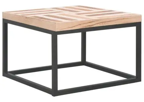 Măsuță de cafea, 50 x 50 x 33,5 cm, lemn masiv - 1/5