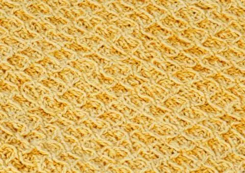 Pătură decorativă, galben muștar, 220 x 250 cm, bumbac - 4/5