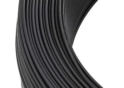 Fir de tensionare pentru gard 250 m 1,4/2 mm, antracit, oțel - 5/5