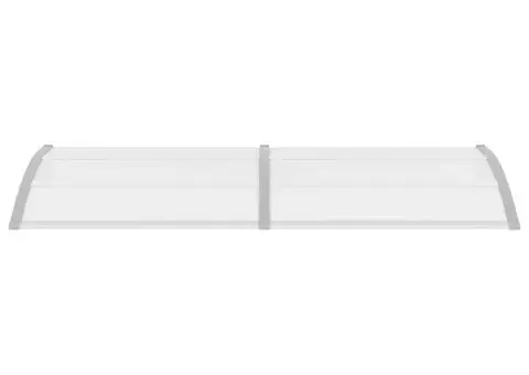 Copertină de ușă, gri, 240 x 100 cm, PC - 4/5