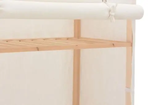 Șifonier, alb, 79 x 40 x 170 cm, material textil - 4/5