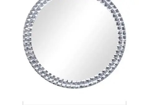 Oglindă de perete, 40 cm, sticlă securizată - 5/5