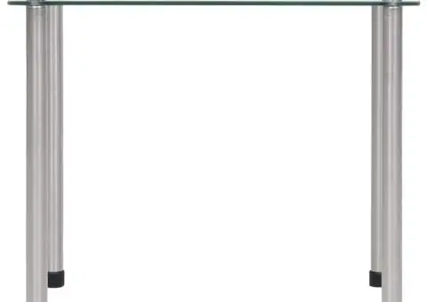 Mese suprapuse, 3 buc., transparent, sticlă securizată - 5/5