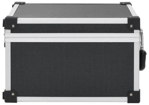 Casetă pentru 40 CD-uri, negru, aluminiu ABS - 4/5